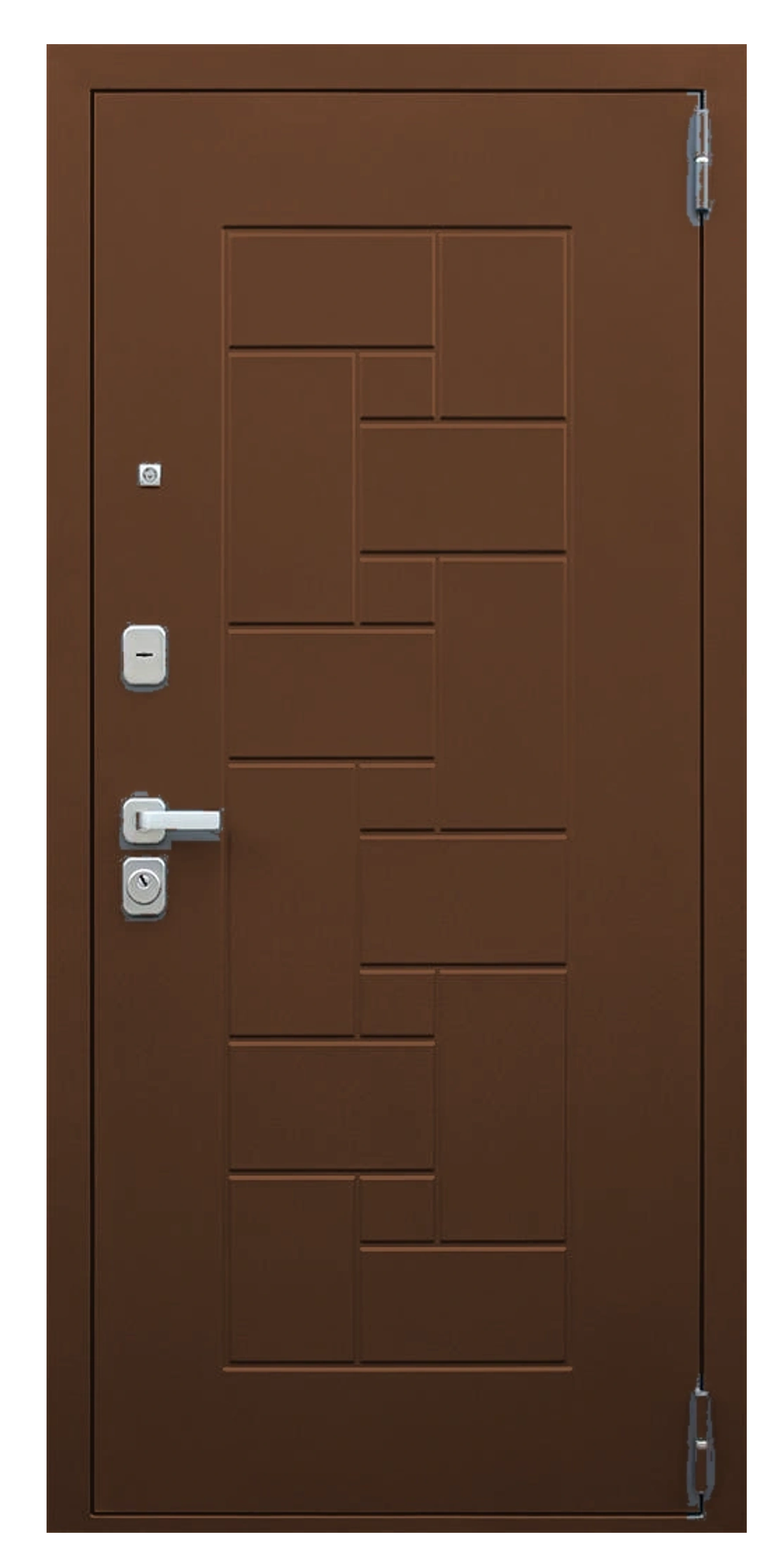 Стальная дверь «Вижн» с зеркалом